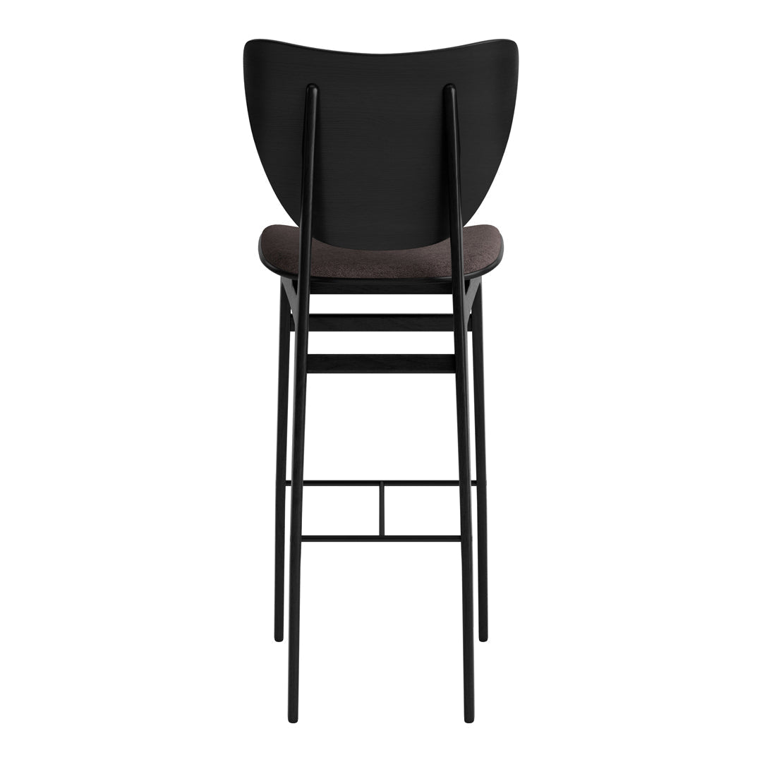 Stylish Upholstered Elephant Bar Chair - Comfortable Counter Height Stool for Kitchen Island, Breakfast Nook & Home Bar Decor