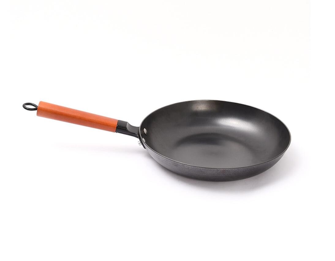 Non-Stick Cast Iron Frying Pan - 12 Inch & 11 Inch Smokeless Steak Fry Pan for Induction Cooktop - Perfect for Searing, Sauteing & Western Style Cooking - Ideal for Home Kitchen & Restaurant Use