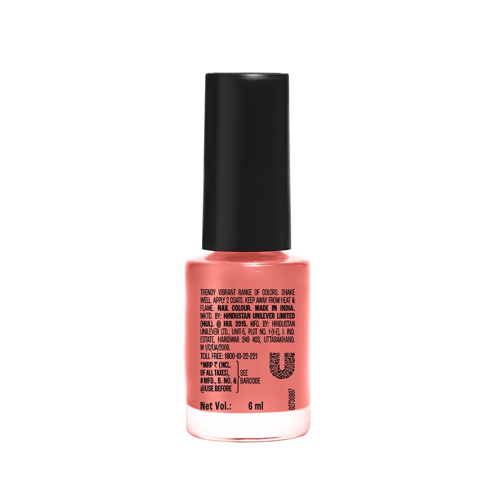 LAKMÉ True Wear Color Crush Glossy Finish Nail Polish - Crush 81 (6ml & 75ml) | Long-Lasting Shine for Manicures & Pedicures | Perfect for Parties, Weddings & Everyday Wear