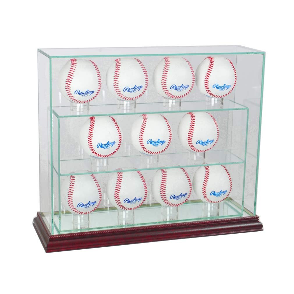 11 Upright Baseball Display Case - Premium Acrylic Showcase for Autographed Baseballs & Memorabilia - Perfect for Home, Office, or Sports Fan Cave Display