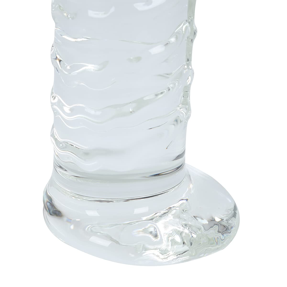 Premium Large Clear Glass Dildo - 8 Inch Crystal Penis Toy for Women & Couples - Body-Safe Smooth Surface for Solo Play & Partnered Pleasure - Perfect for Sensual Massage, Foreplay & Intimate Exploration