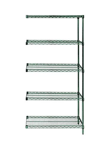 Quantum Wire Shelving 5-Tier Add-On Unit - Heavy Duty Storage Rack 12