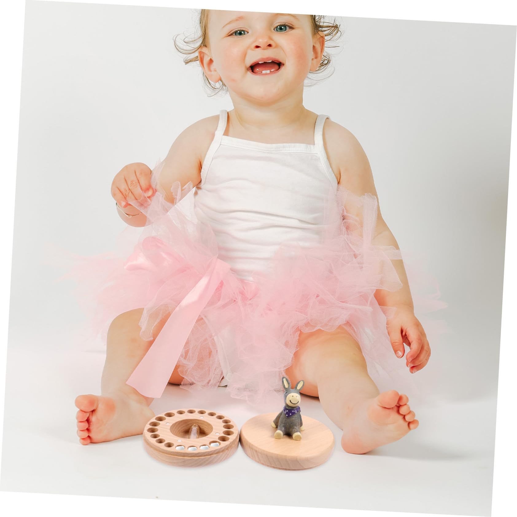 VICASKY 3-Piece Baby Tooth Keepsake Box Set - First Tooth Holder for Kids, Natural Beech Wood Memory Box for Lost Teeth | Perfect for Baby's First Tooth, Tooth Fairy Gifts & Childhood Memorabilia Storage