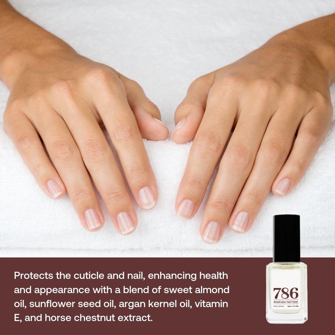 786 Cosmetics Almond & Ginseng Cuticle Oil - Nourishing Nail Treatment for Dry Cuticles | Cuticle Softener & Nail Protection | Perfect for At-Home Manicures & Professional Nail Care