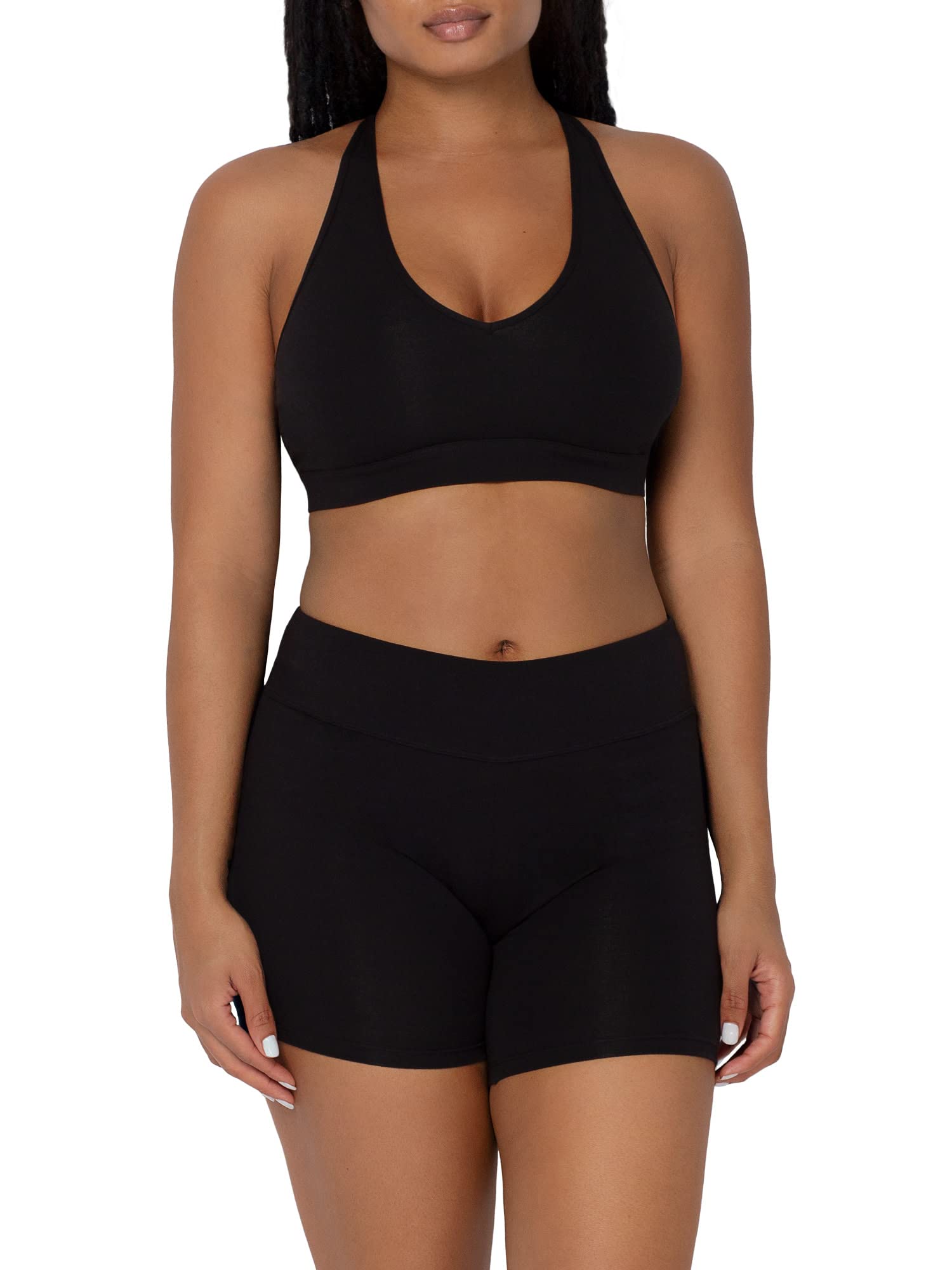 Smart & Sexy Women's Cloud Cotton Comfort Wireless Bralette - Ultra Soft Lounge Bra for Sleep, Yoga & Everyday Wear