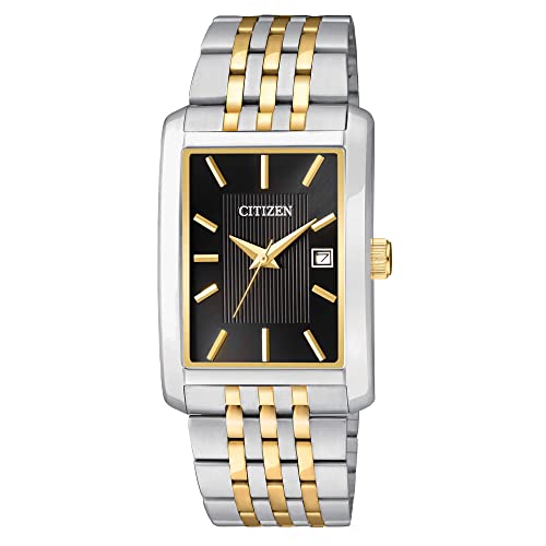 Two-Tone Bracelet, Black Dial