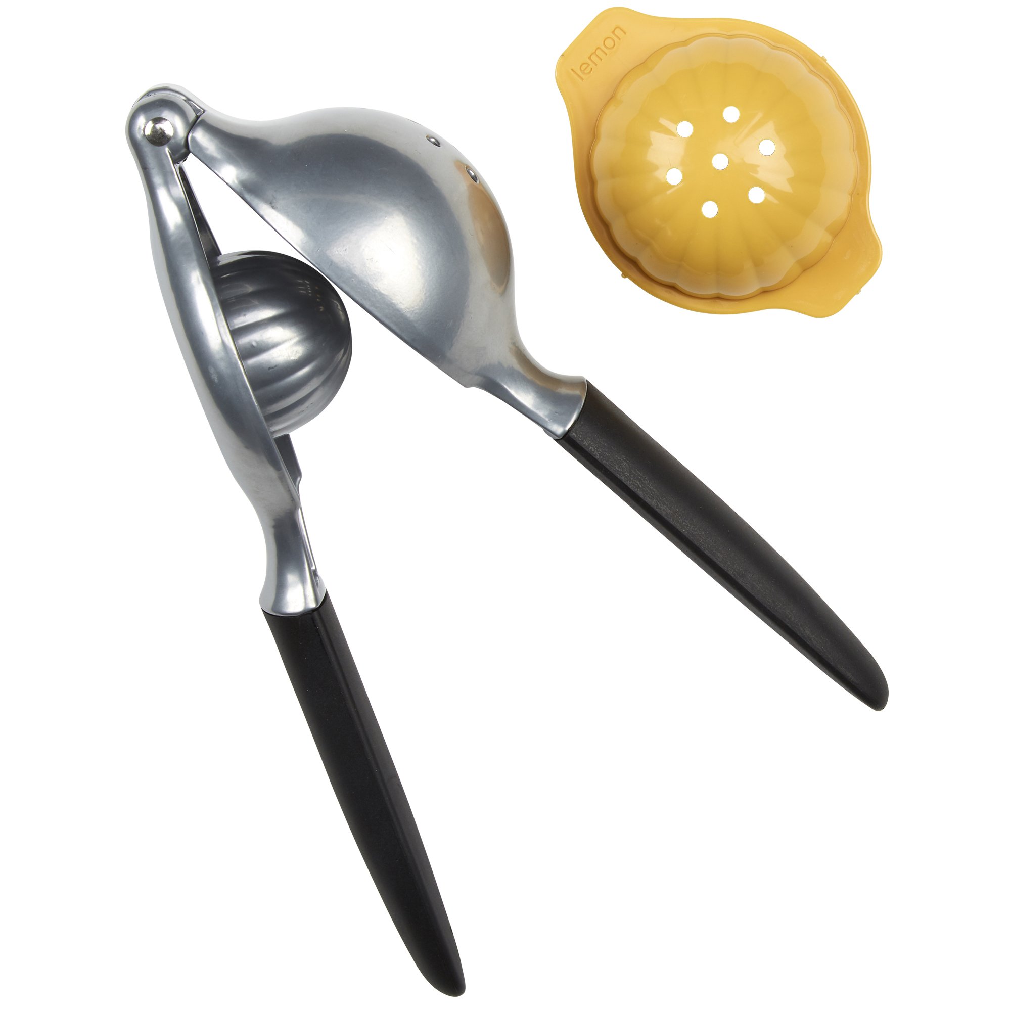 Premium Lemon and Lime Hand Juicer with Perfect Fit Inserts - Easy Squeezing for Fresh Citrus Juice at Home, Bars, and Restaurants