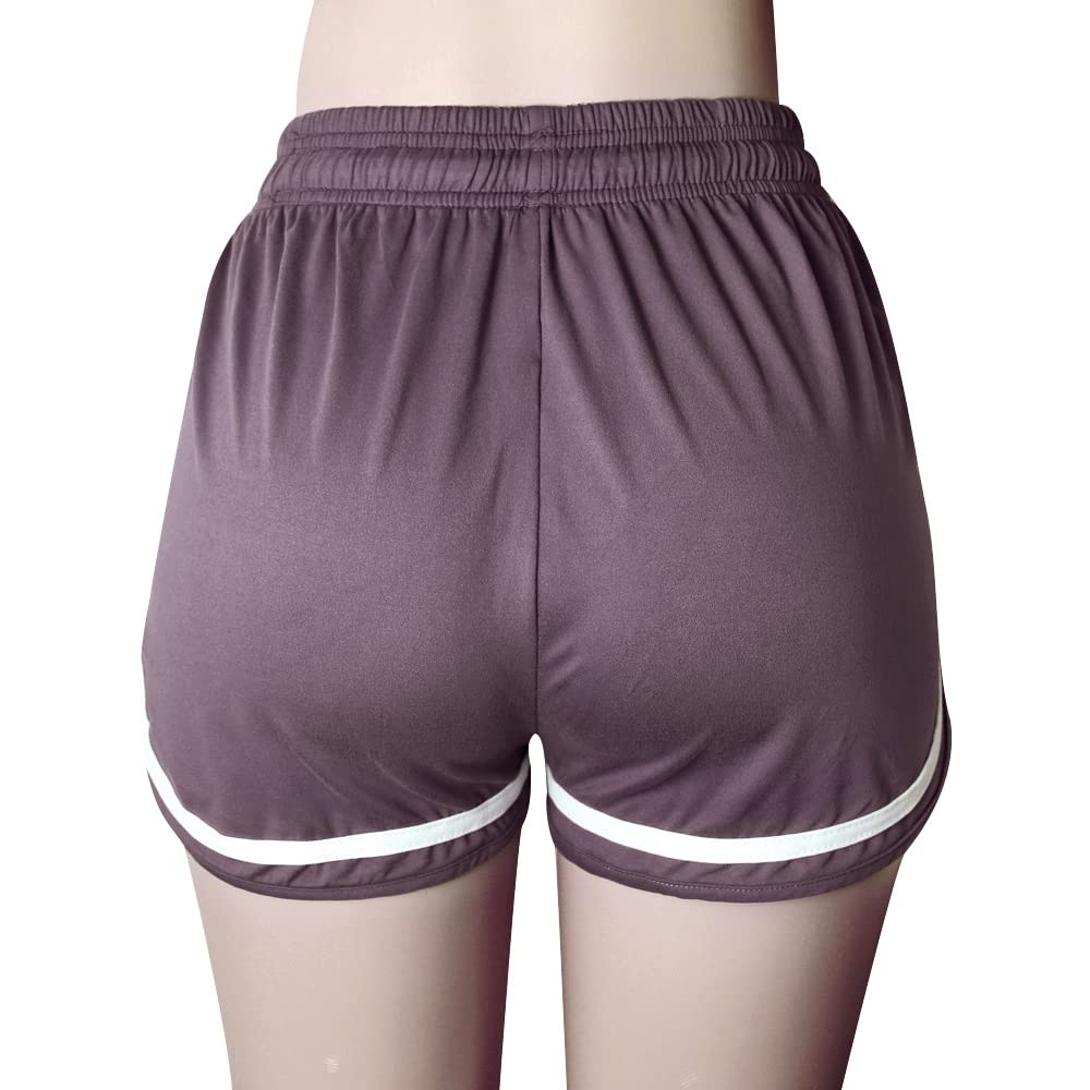 Women's Athletic Workout Shorts - Gym Yoga Running Fitness Sports Shorts for Women - Comfortable Lounge Short Pants for Exercise, Yoga & Casual Wear