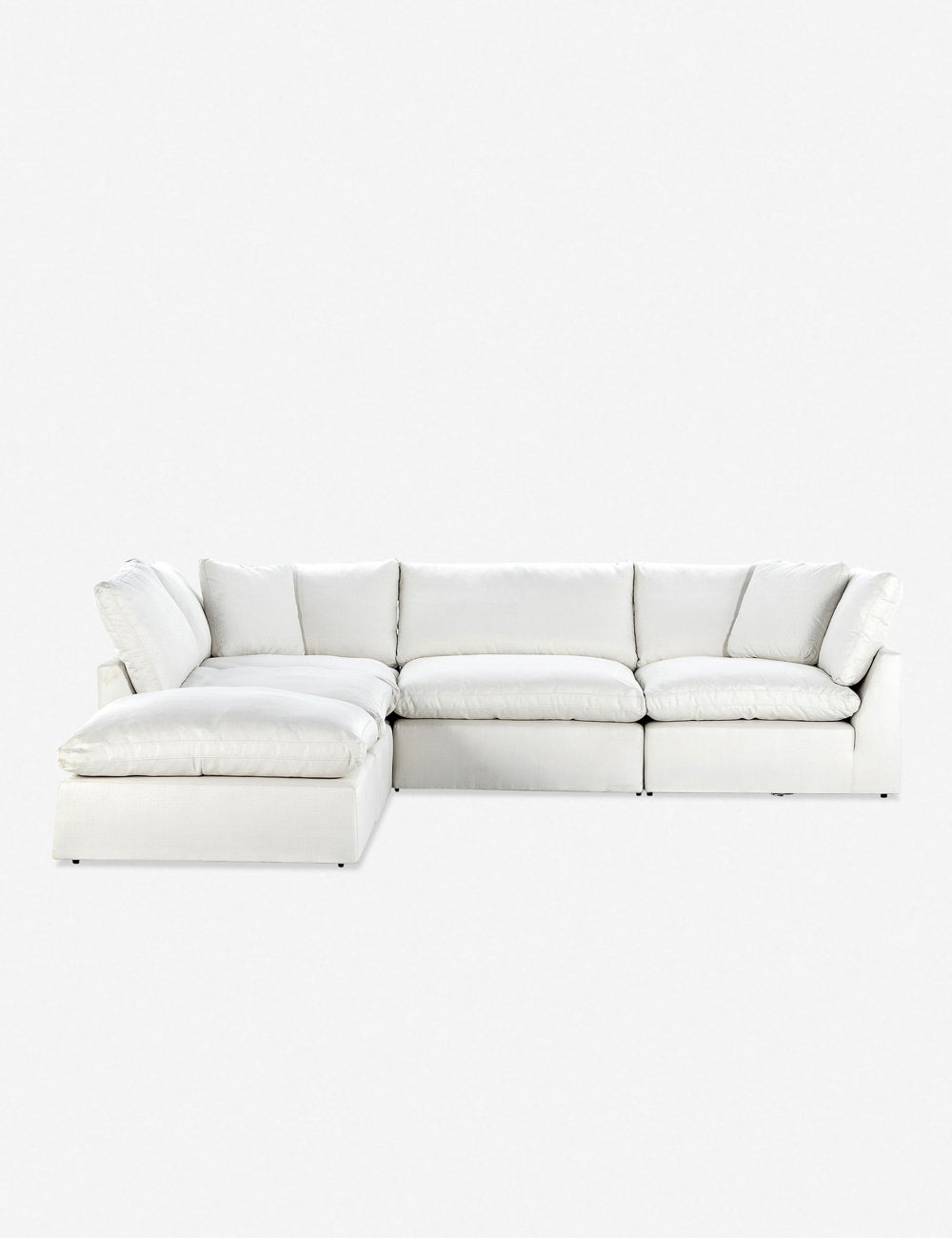 Bernard Modern Sectional Sofa Set - 3-Piece L-Shaped Couch with Chaise Lounge, Soft Fabric Upholstery, Sturdy Wooden Frame - Perfect for Living Room, Family Room, or Home Theater