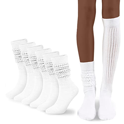 3 Pairs White