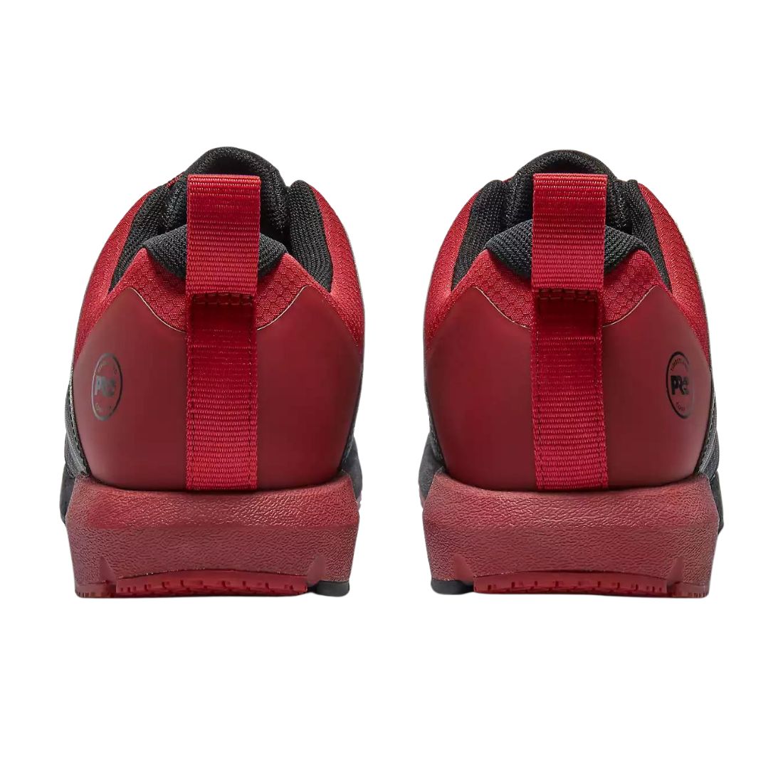 Timberland PRO Radius Men's Athletic Composite Toe Work Shoes - Safety Toe, Slip Resistant, Comfortable for Construction & Warehouse Work (Red, Model TB0A29C6001) | Ideal for Industrial Jobs, Outdoor Labor & Heavy Duty Work Environments