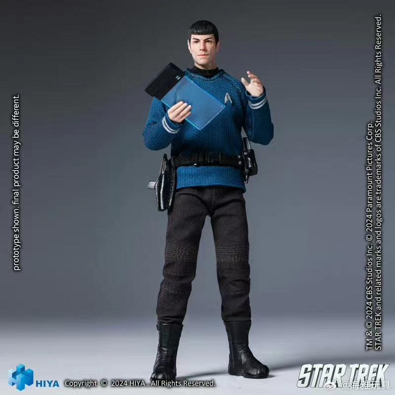 1/12 Scale HIYA 16CM Spock Action Figure - Star Trek 2009 Movie Collectible Model for Display & Photography | Perfect for Sci-Fi Fans & Toy Collectors