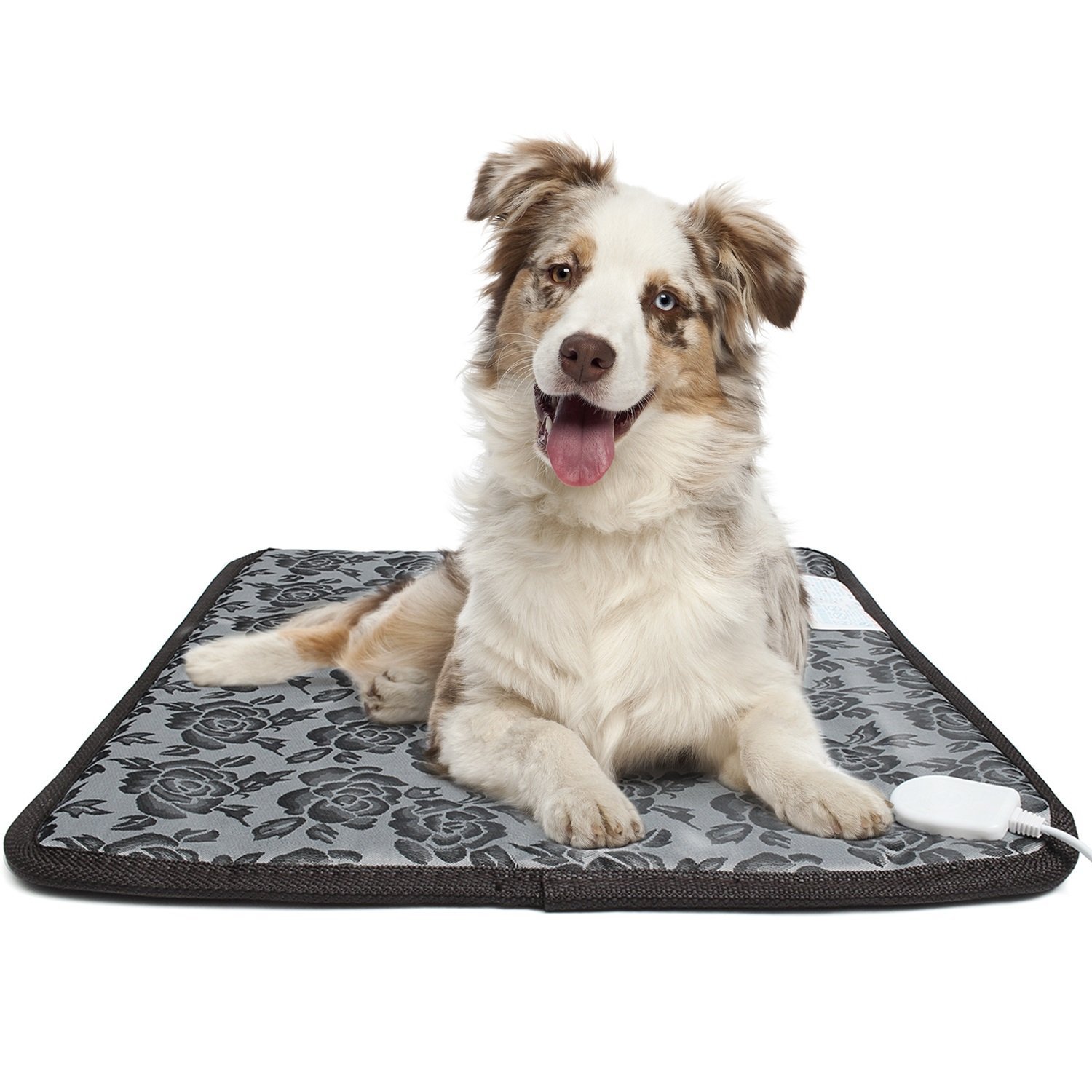 Electric Pet Heating Pad for Dogs & Cats - Waterproof & Adjustable for Indoor Use