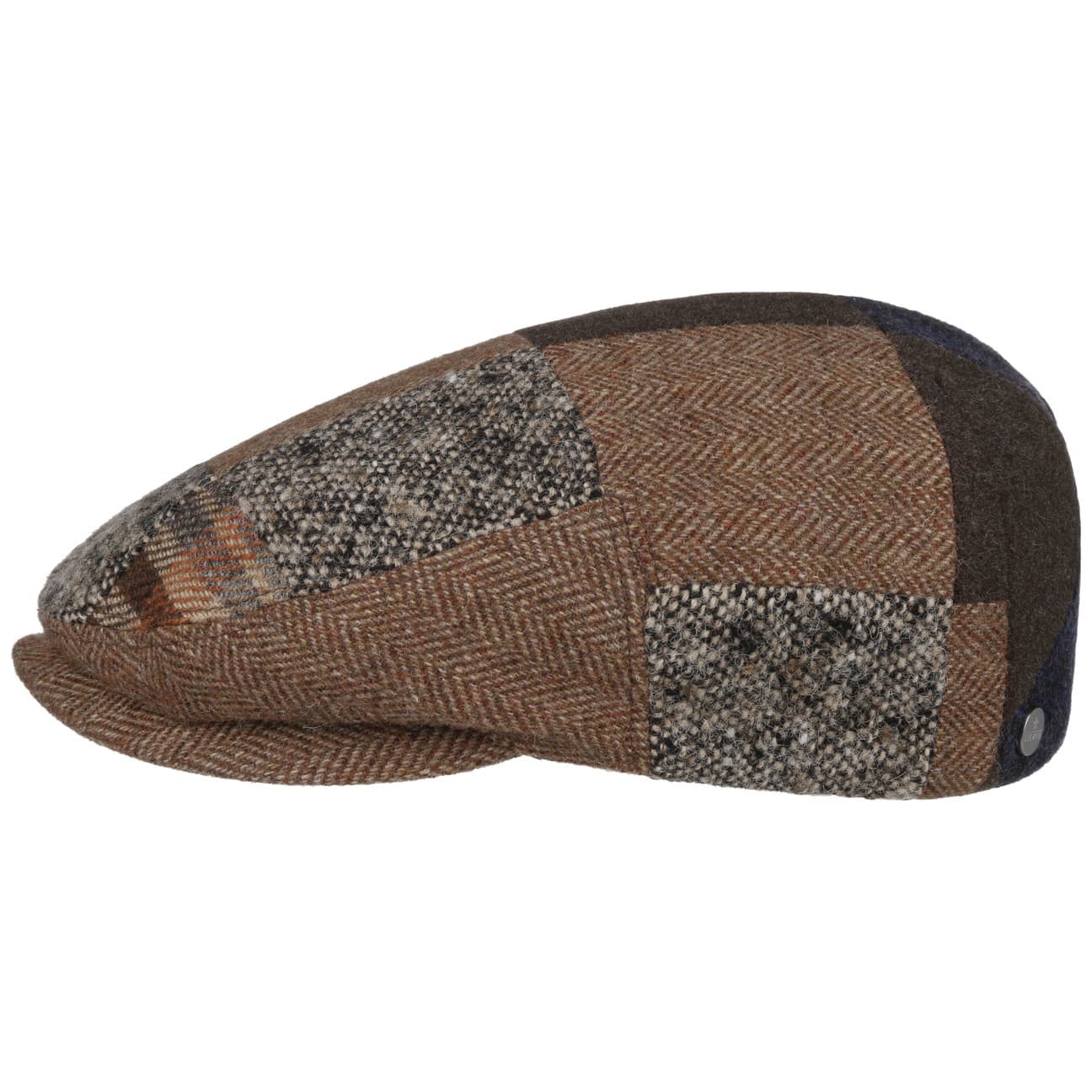 Stylish Rafterson Patchwork Flat Cap by Lierys - Vintage-Inspired Cotton Newsboy Hat for Men - Perfect for Outdoor Adventures, Casual Wear & Fashion Statements