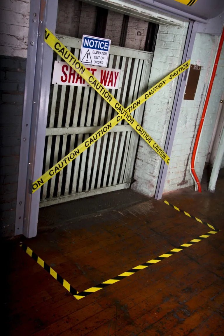 BT 100 Non-Adhesive Barricade Tape - Heavy Duty Safety Barrier Tape for Construction Sites, Crime Scenes & Hazard Areas - High Visibility Warning Tape (100ft Roll)