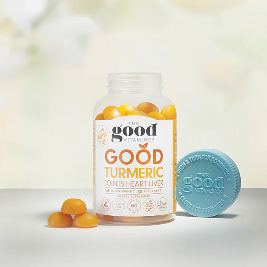 THE GOOD VITAMIN CO Premium Turmeric Soft Chews for Joint & Inflammation Support - 60 Count | Delicious Natural Supplement for Active Lifestyle & Wellness Routine
