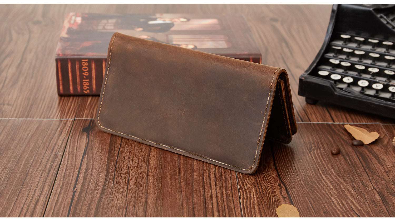 Premium Genuine Leather Wallet for Men - RFID Blocking, Slim Bifold Design - Perfect for Everyday Carry, Travel & Business (Brown)