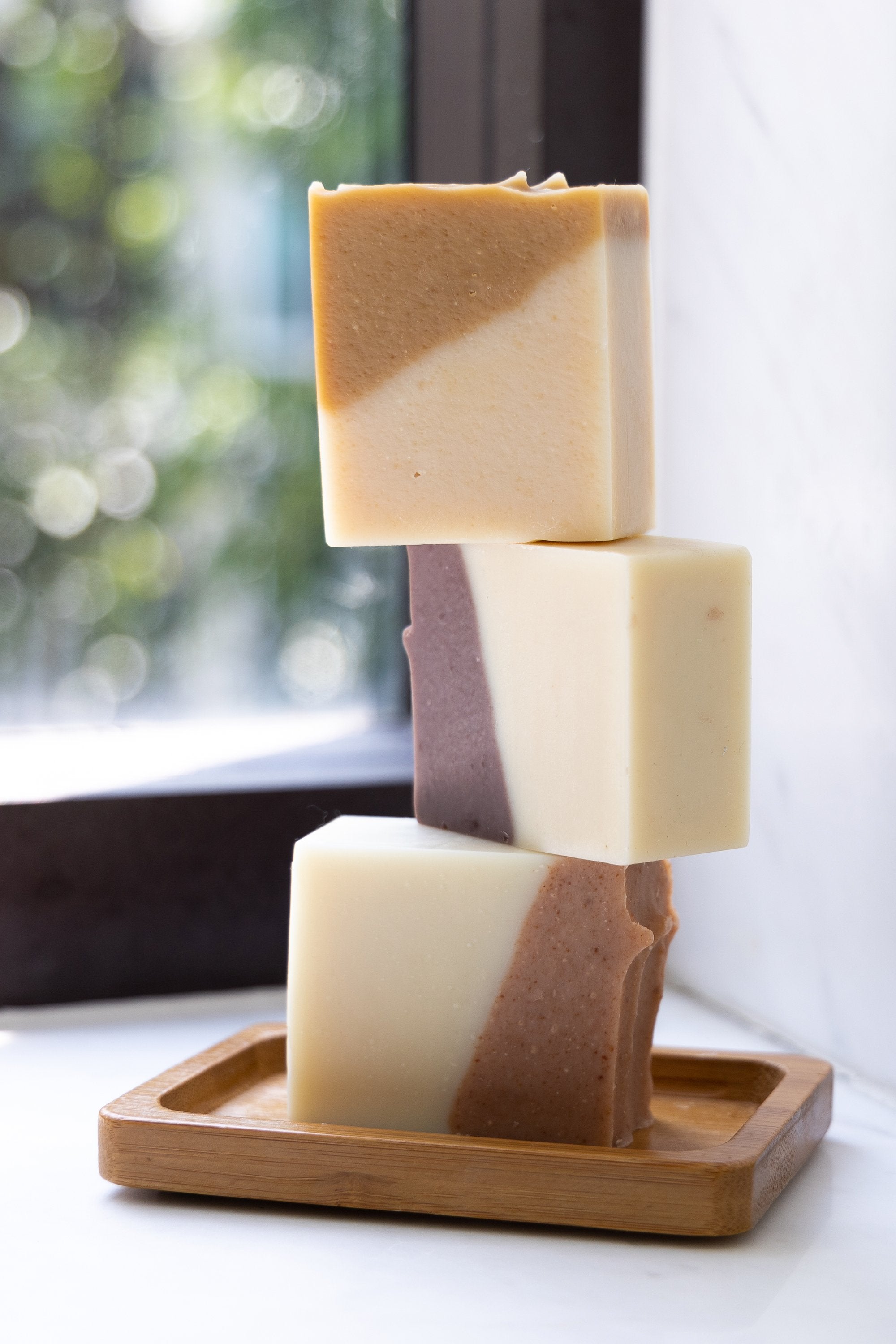 Natural Handmade Soap 3-Pack - Perk, Calm & Soothe Varieties | Organic Skin Care Gift Set for Dry Sensitive Skin | Perfect for Spa Day, Self-Care Routine & Thoughtful Gifts
