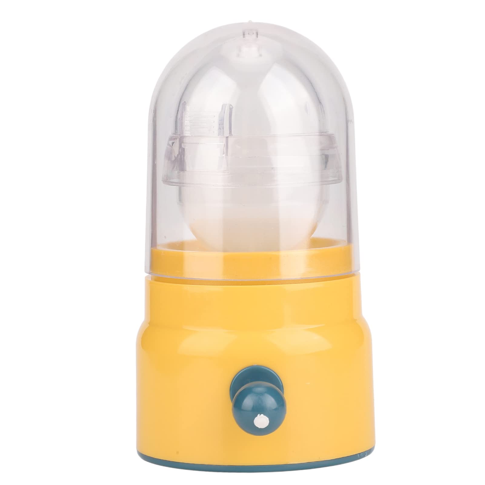15.5 x 8cm Egg Spinner - Kitchen Egg Yolk Mixer & Golden Egg Maker with Pulling Rope - Perfect for Baking, Cooking, and DIY Desserts at Home (Yellow)