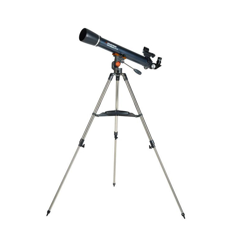 Celestron AstroMaster 70LT AZ Refractor Telescope - 70mm Aperture for Stargazing & Astronomy Beginners | Perfect for Backyard Observation & Night Sky Exploration