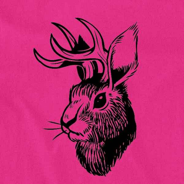 Funny Jackalope Head Western T-Shirt for Kids & Youth - Boys & Girls | Western Theme Party, Casual Wear & Funny Outfit