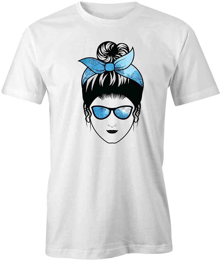 Messy Hair Graphic T-Shirt - Soft Cotton Printed Tee for Women & Men | Casual Streetwear, Funny Slogan Shirt for Daily Wear, Parties & Gifts