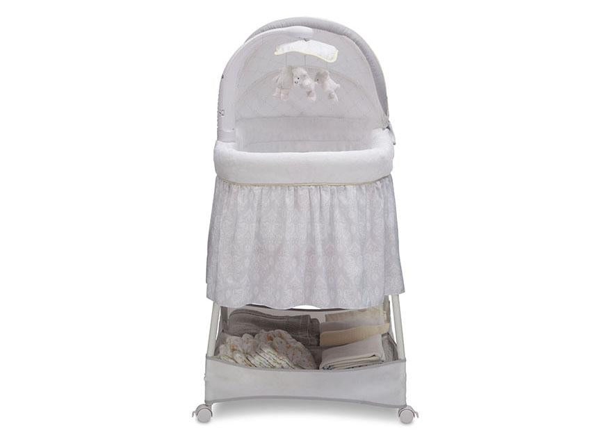 Slumber Time Elite Gliding Bassinet - Portable Baby Crib for Newborns & Infants - Smooth Rocking Motion for Better Sleep - Perfect for Nursery, Bedroom & Travel Use