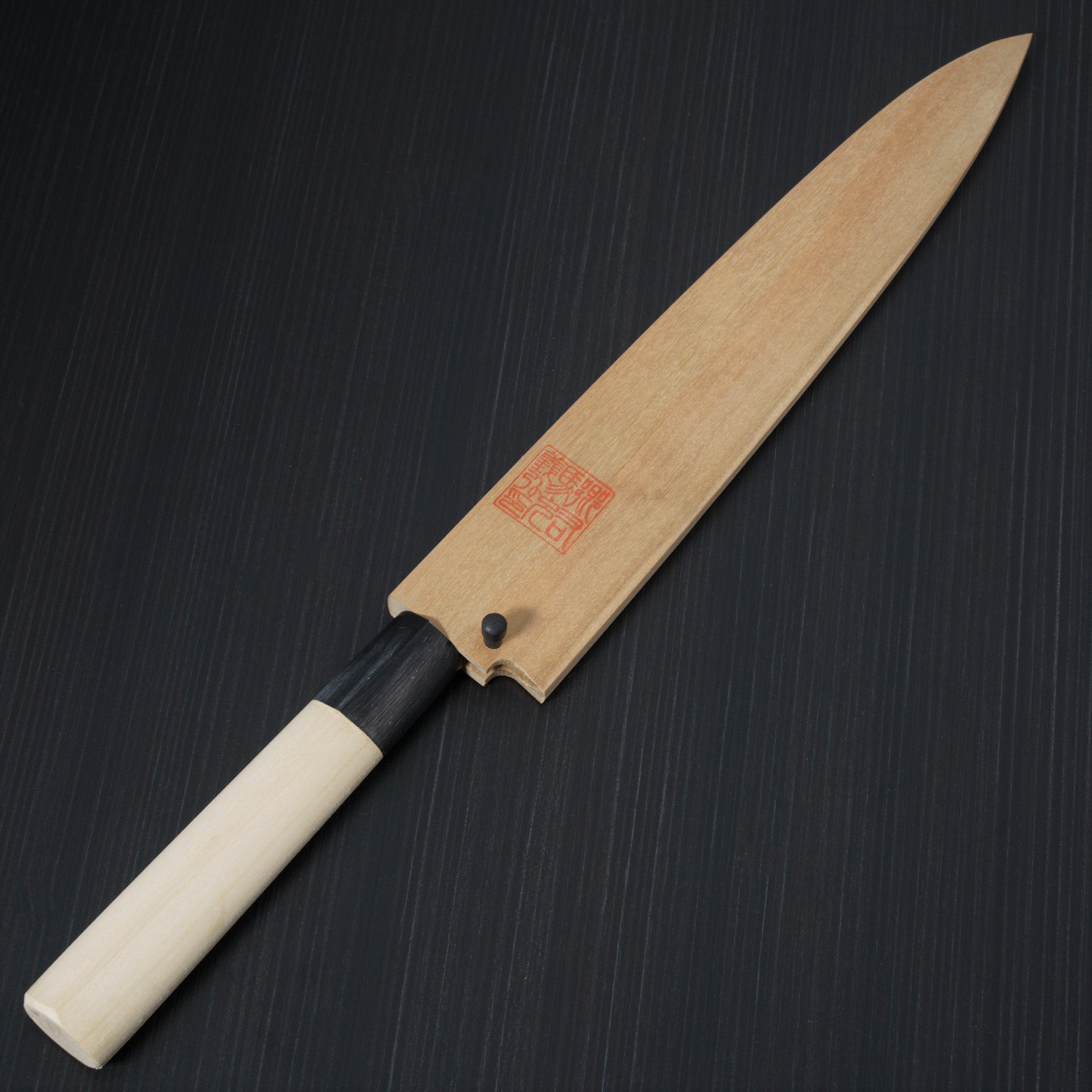 Premium Yoshihiro Jyosaku Shirogami White Steel #2 Sashimi Yanagiba Knife 210mm - Japanese Chef Knife for Slicing Raw Fish, Sushi & Sashimi Preparation - Perfect for Professional Chefs & Home Cooking Enthusiasts