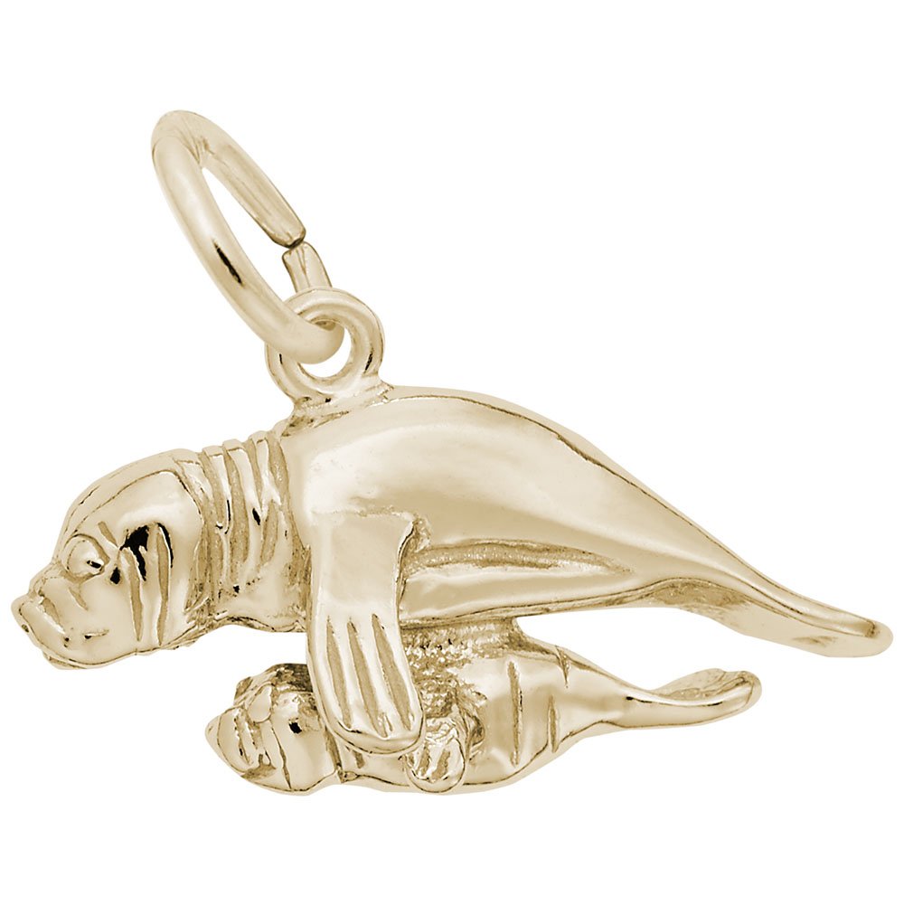 Manatee Charm for Jewelry - Handmade Bracelet & Necklace Pendants - Perfect for Gifts, Beach & Ocean Themed Accessories