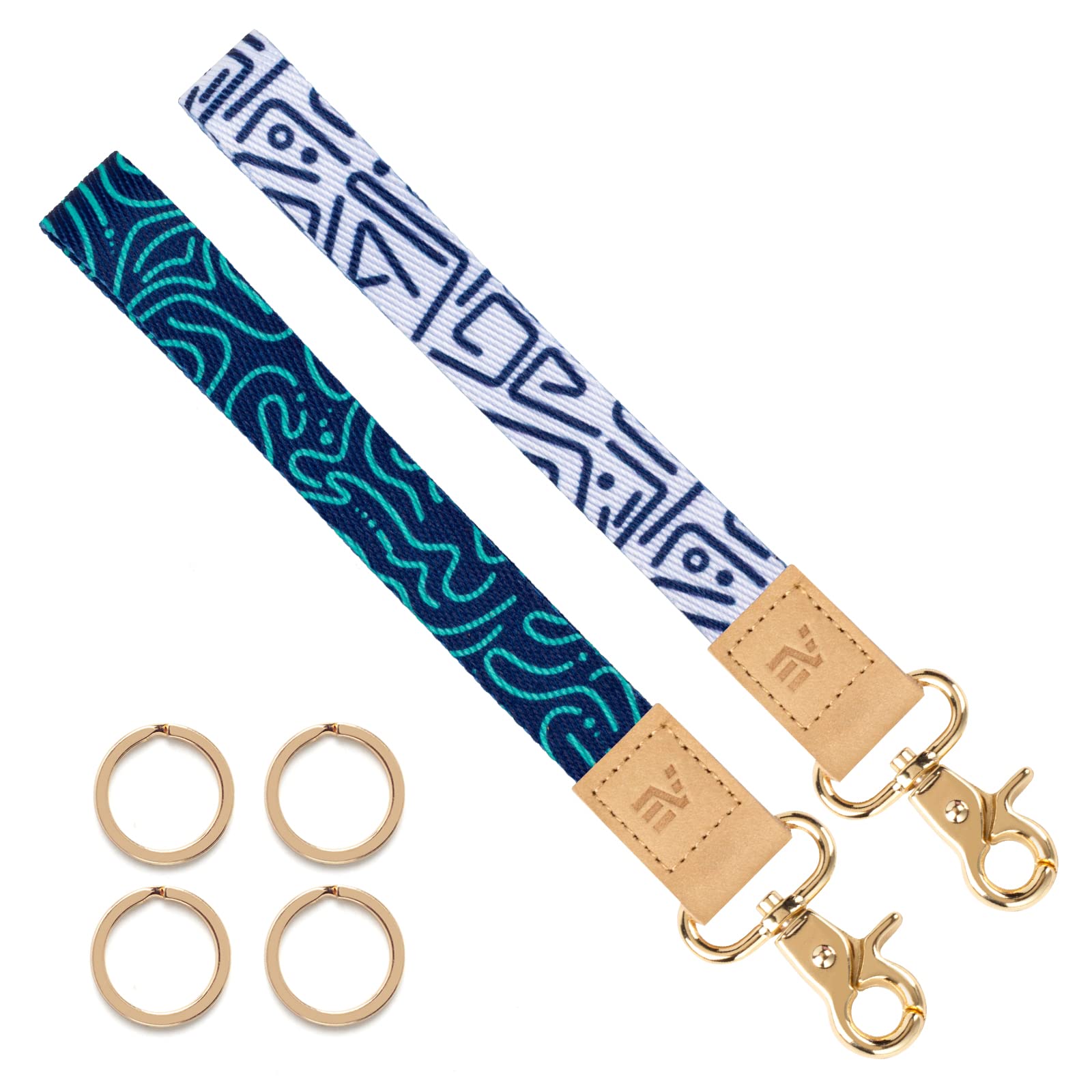 EcoVision 2-Pack Keychain Lanyards for Keys & Wristlet - Perfect for Women's Daily Use