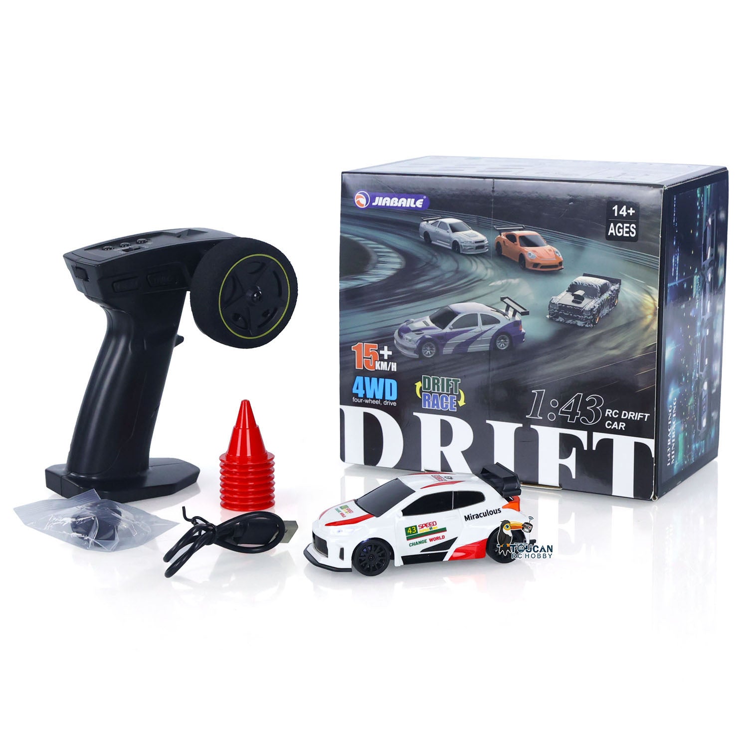 1/43 High Speed RC Racing Car - 4WD POLO Radio Controlled Drift Vehicle with 2.4G Remote | Ready-to-Run Mini Model Toy for Kids | Perfect for Indoor Racing, Backyard Drifting & Birthday Gifts
