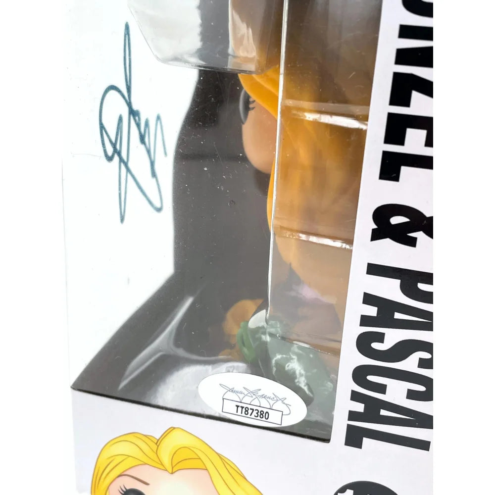 Mandy Moore Autographed Tangled Funko Pop #147 - Rapunzel & Pascal Signed Collectible with JSA COA - Perfect for Disney Fans, Movie Memorabilia Collectors & Gift Giving