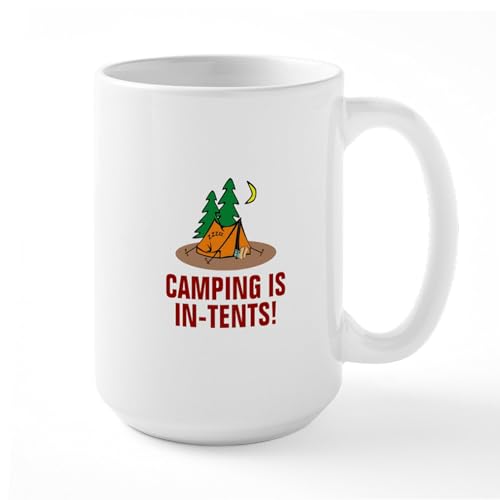 White - Camping Is In Tents Mugs