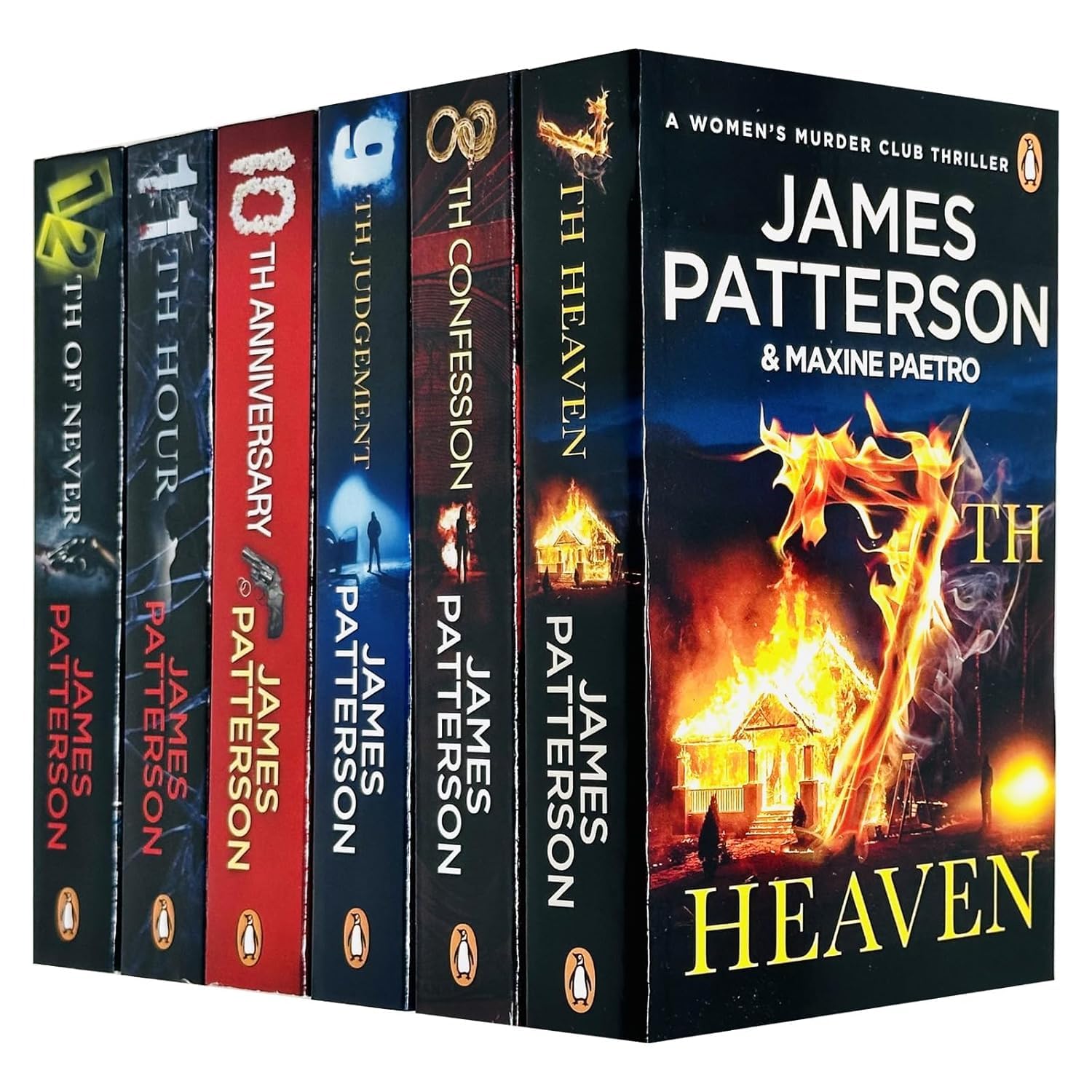 Women's Murder Club 12-Book Collection Set by James Patterson (Books 1-12) - Mystery Thriller Series for Book Lovers & Crime Fiction Fans - Perfect for Reading, Gifts & Book Club Discussions