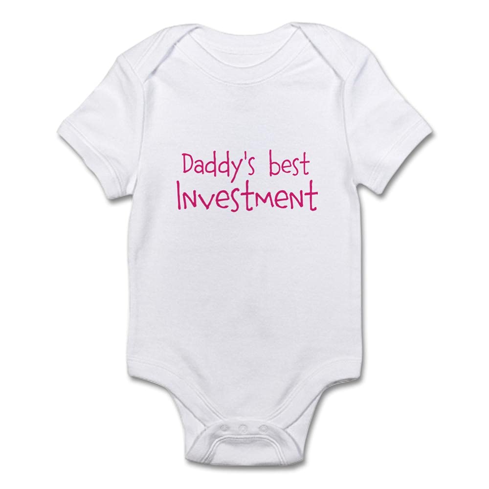 Daddy's Best Investment Baby Bodysuit - Cute Infant Onesie for Newborns & Toddlers - Perfect for Father's Day, Family Photos & Special Occasions