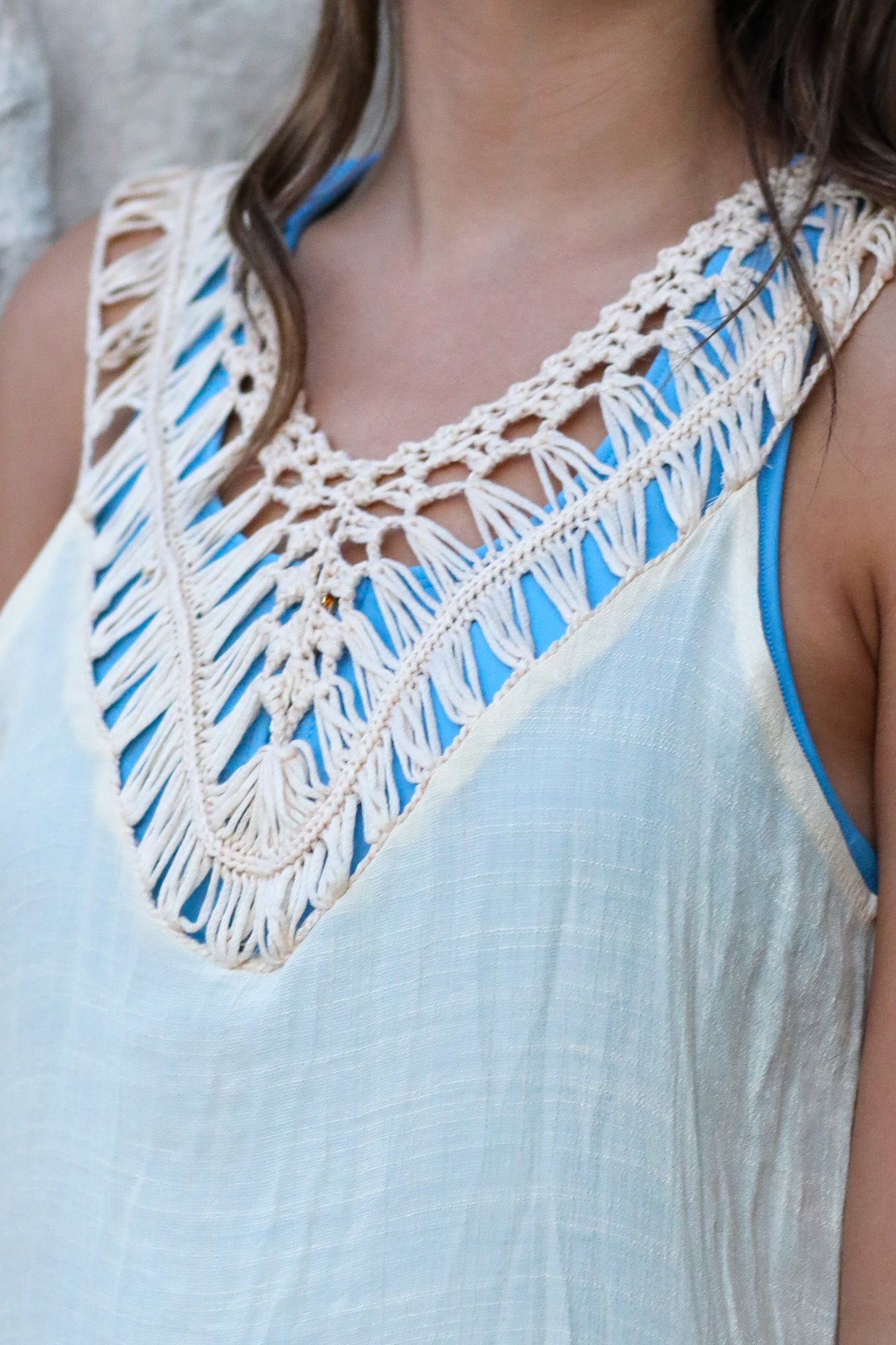 Cream Crochet Cover Up - Stylish Beach Dress for Women - Perfect for Summer, Poolside, and Vacation Outfits