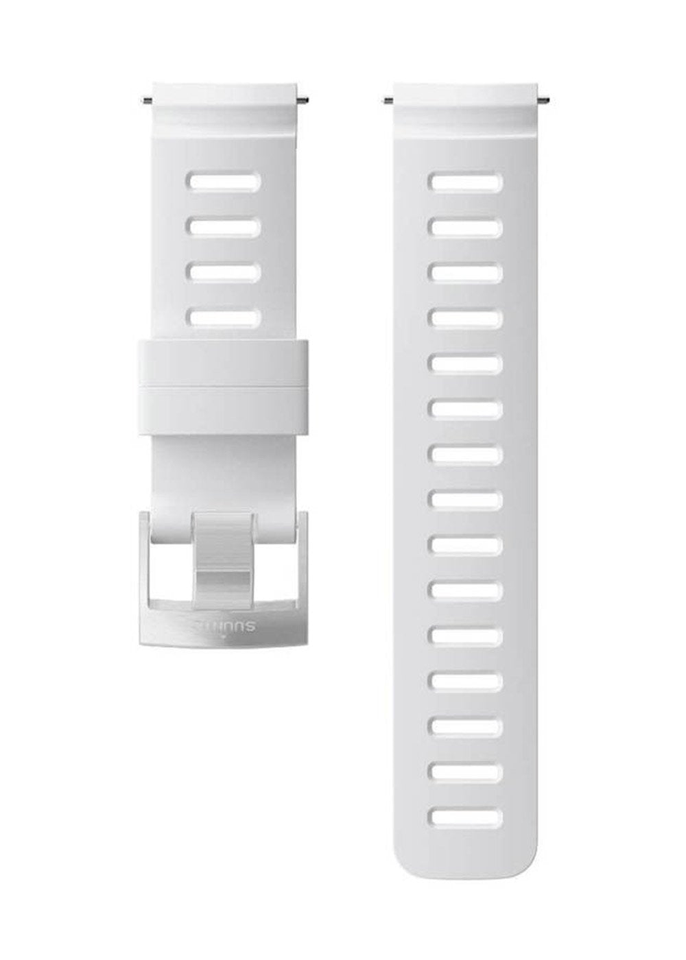 Suunto D5 Silicone Strap Kit (Medium) - White & Steel Replacement Band for Scuba Diving and Water Sports