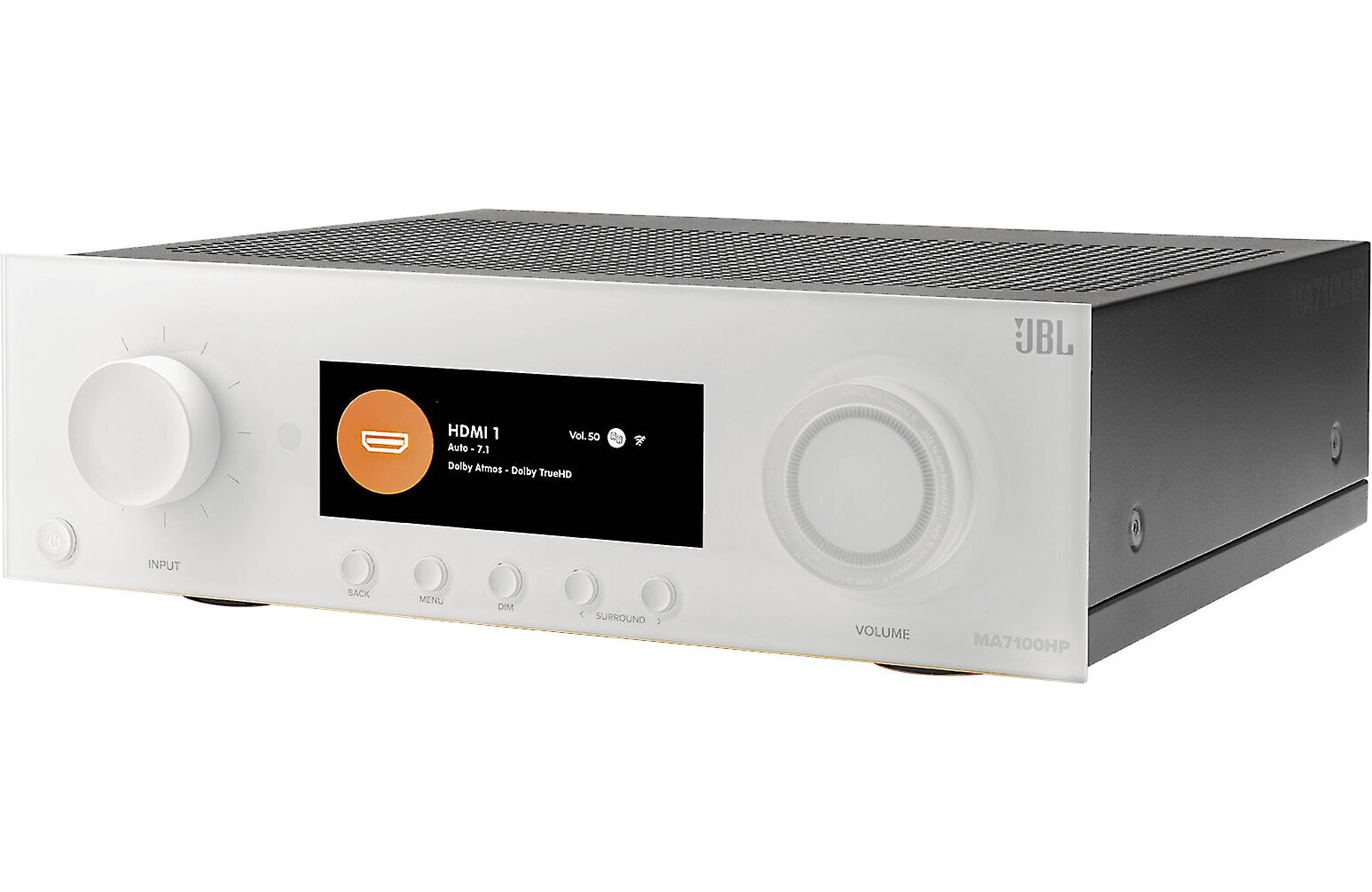 JBL MA7100HP 7.2 Channel 8K A/V Receiver with Wi-Fi, Bluetooth, Apple AirPlay 2, Google Cast & Dolby Atmos - Home Theater System for Movies, Music & Gaming