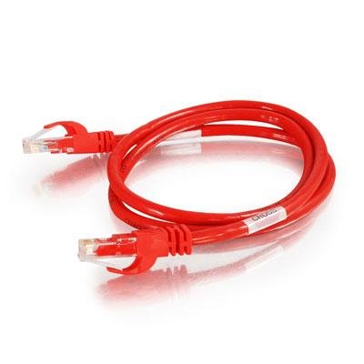 5ft Cat6 Ethernet Cable Snagless Patch Cord - Red | High-Speed Internet & Gaming, Home Office & Networking Setup