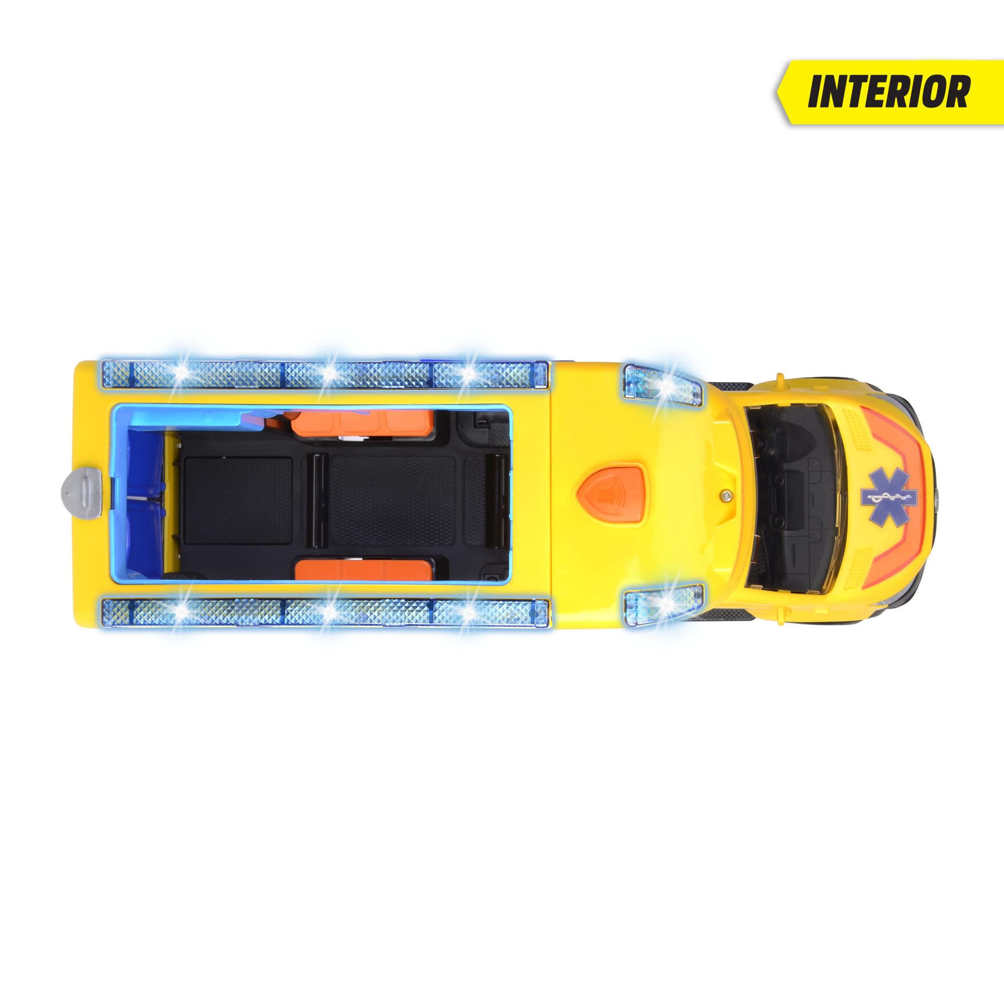 Dickie Toys FIRE & Rescue Ambulance Sprinter - Realistic Emergency Vehicle Toy for Kids, Die-Cast Metal & Plastic Construction - Perfect for Imaginative Play, Role-Playing, and Collecting