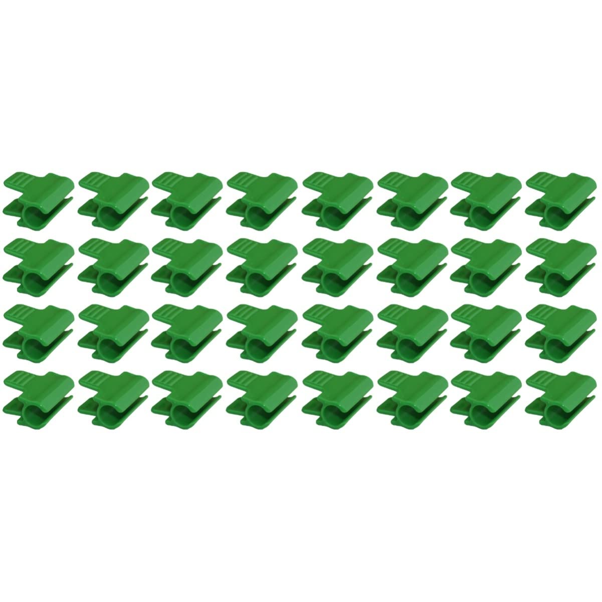 Yardwe 2-Pack Greenhouse Clamps - Heavy Duty Greenhouse Frame Clips for PVC Pipes, Secure Greenhouse Tube Clamps (20pcs) - Perfect for Securing Shed Film, Poly Tunnels & Garden Greenhouse Structures