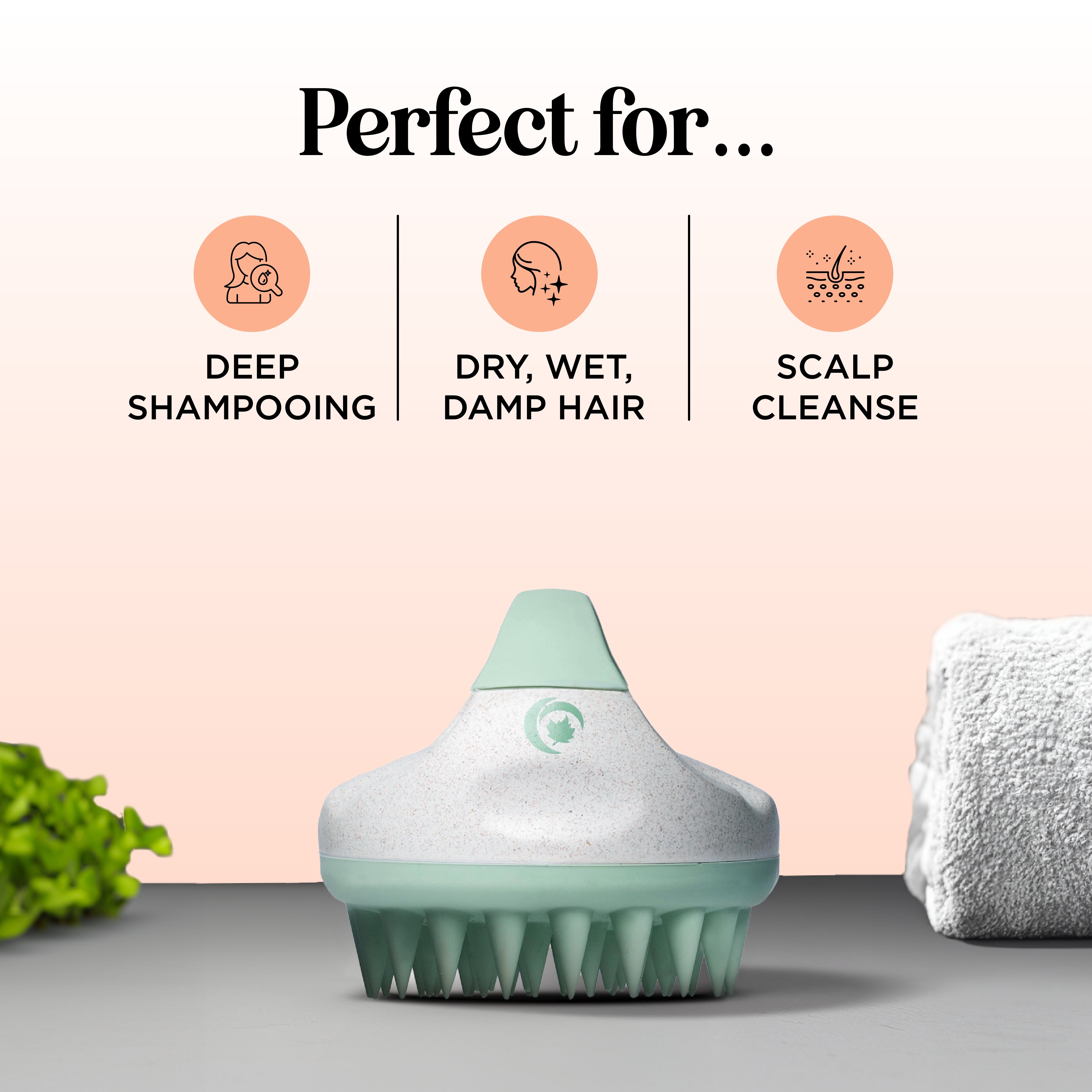 Exfoliating Scalp Scrubber for Hair Care - Gentle Massager for Dandruff & Itchy Scalp Relief - Perfect for Shower & Spa Use at Home
