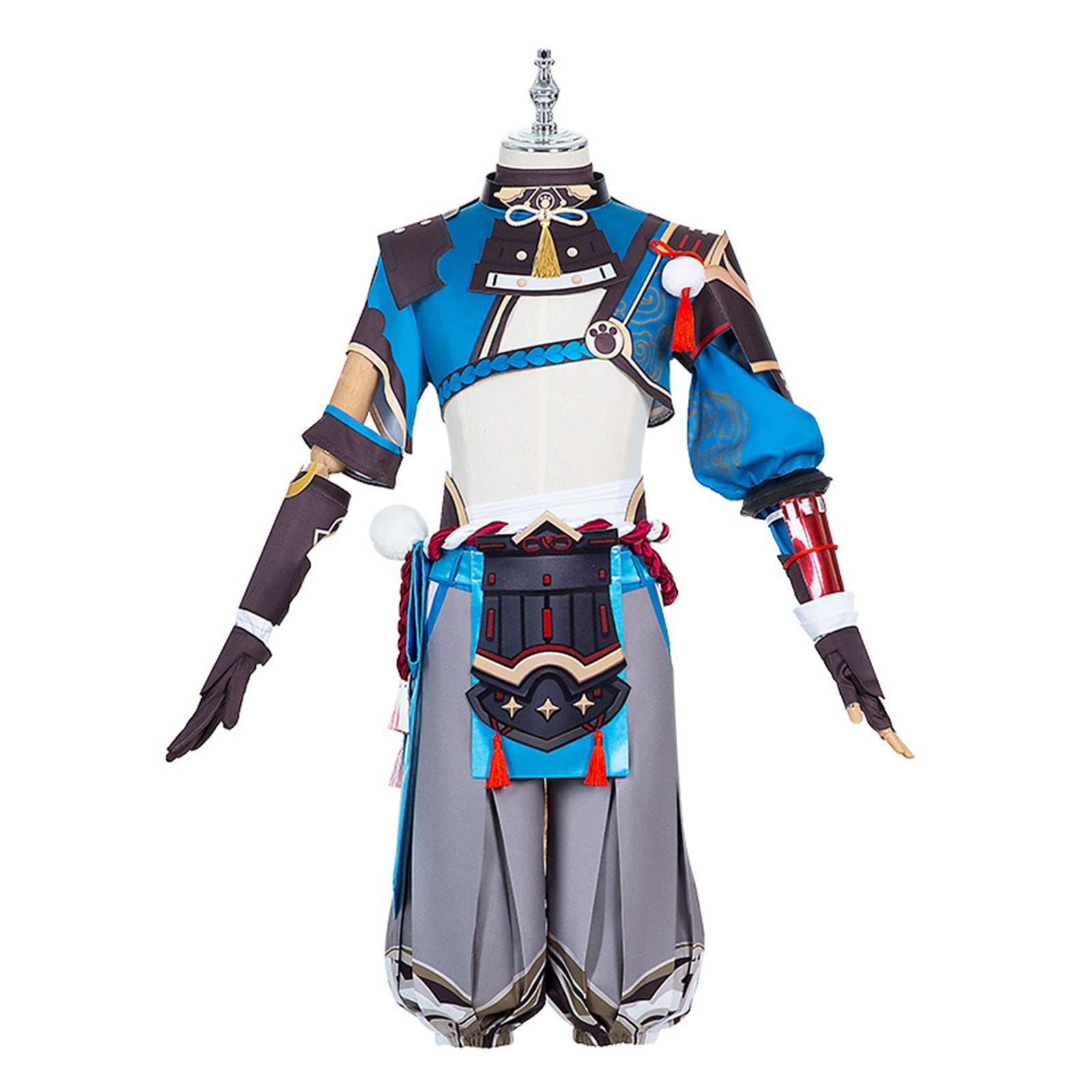 Genshin Impact Goro Cosplay Costume - Anime Uniform Suit for Halloween Party, Comic Con & Anime Expo | Perfect for Cosplay Events, Themed Parties & Game Character Dress-Up