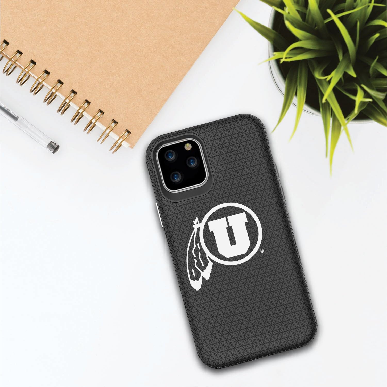 OTM Essentials Durable Shockproof Phone Case for iPhone 13 Pro - University of Utah Design | Perfect for Outdoor Activities & Campus Life