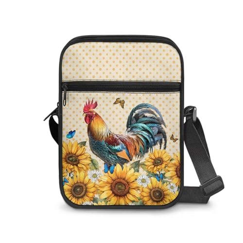Rooster Chicken Sunflower