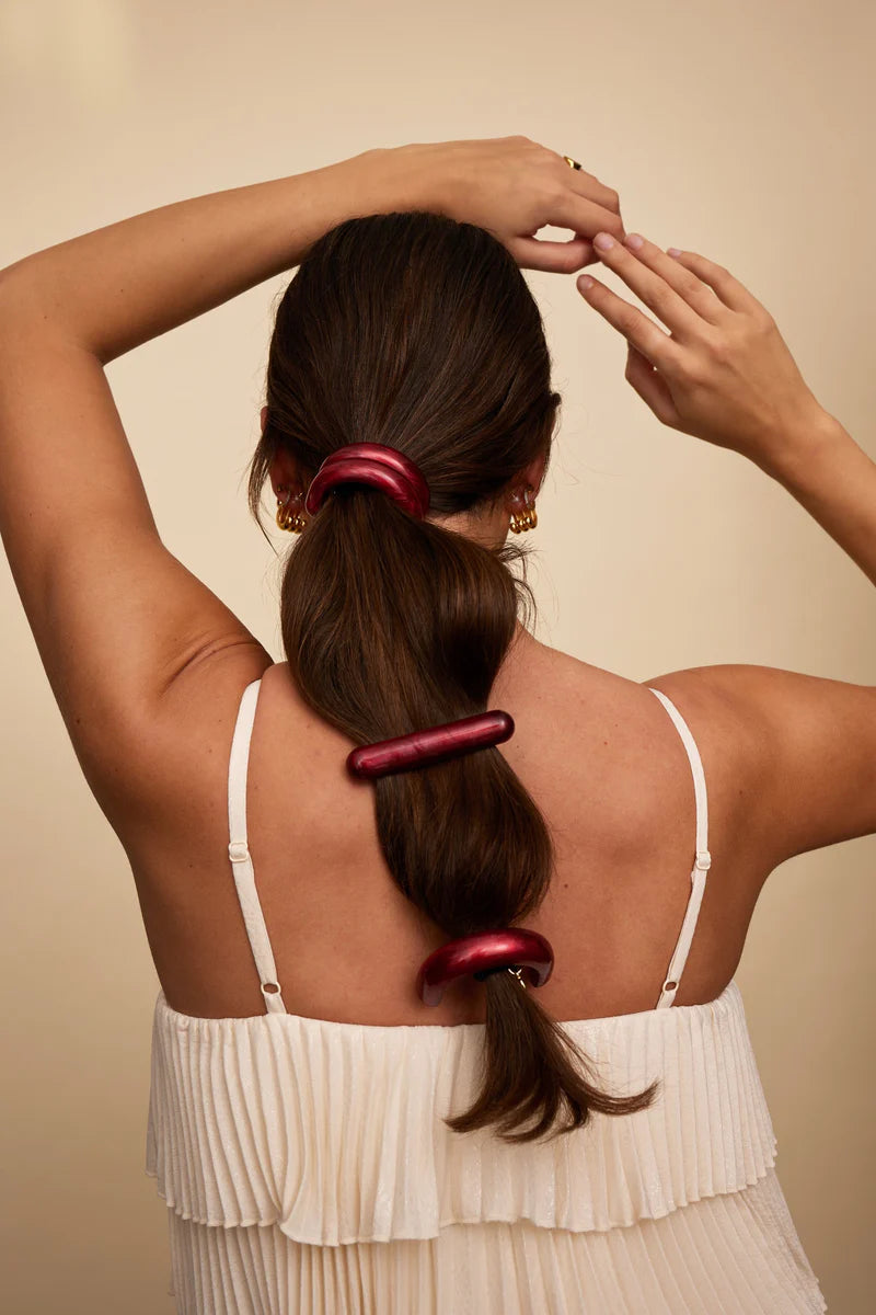Elegant Lelet Marble Hair Barrette Clip - Perfect for Weddings, Parties & Everyday Hairstyles