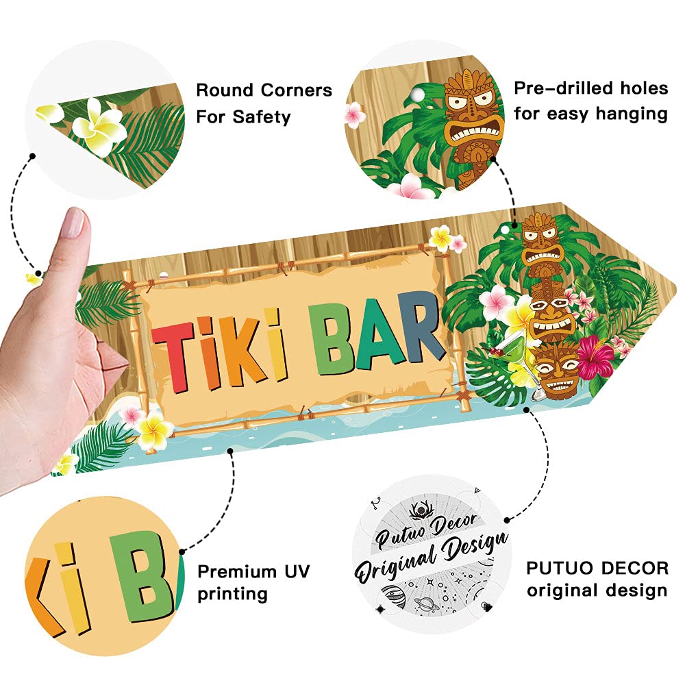 Tiki Bar Sign - 11.8x3.5