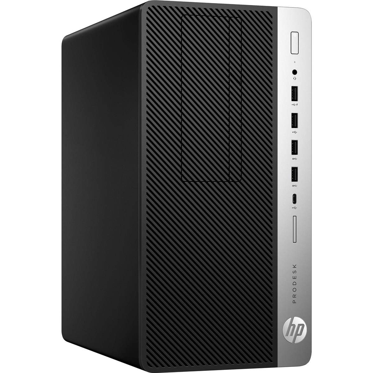 HP ProDesk 600 G3 Tower PC - Intel Core i7-7700, 16GB RAM, 512GB SSD, AMD Radeon RX 460 2GB GPU, 4K DisplayPort/DVI/HDMI, USB-C, WiFi & Bluetooth - Windows 10 Pro (Renewed) - Perfect for Office Work, Graphic Design & Home Computing