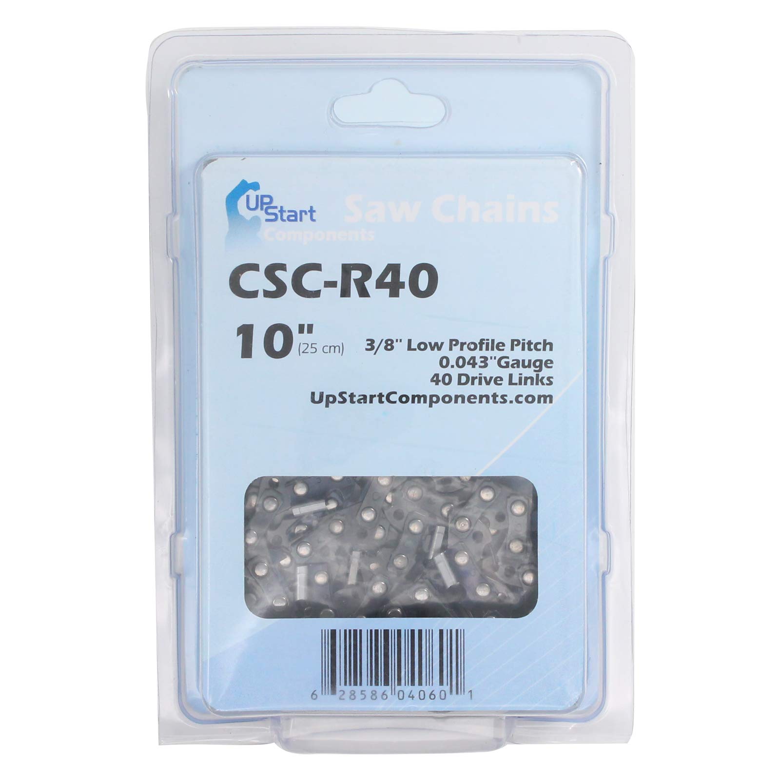 UpStart Components 6-Pack 10-Inch Chainsaw Chain Replacement for Craftsman 358.79240 Pole Saw - Compatible with Craftsman Pole Saws - Durable & Sharp Replacement Chains for Tree Trimming, Pruning & Landscaping