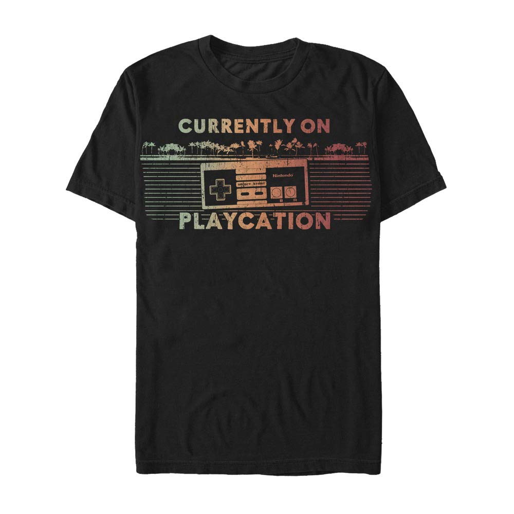 Nintendo Currently on Playcation Men's T-Shirt - Comfortable Gaming & Casual Wear for Everyday Outfits